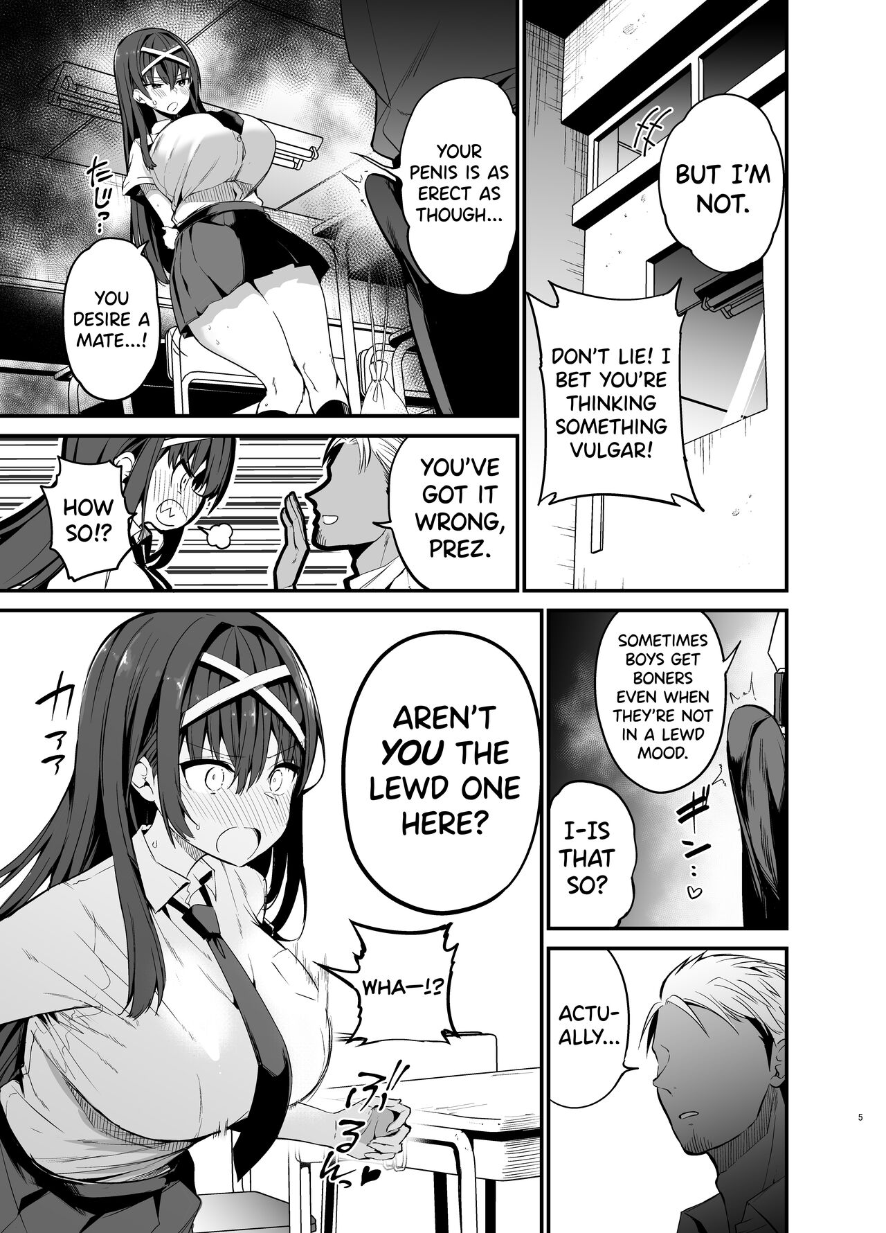 Fuuki Iinchou ga Ochiru made | The Fall of the Morals Committee Persident page 4 full