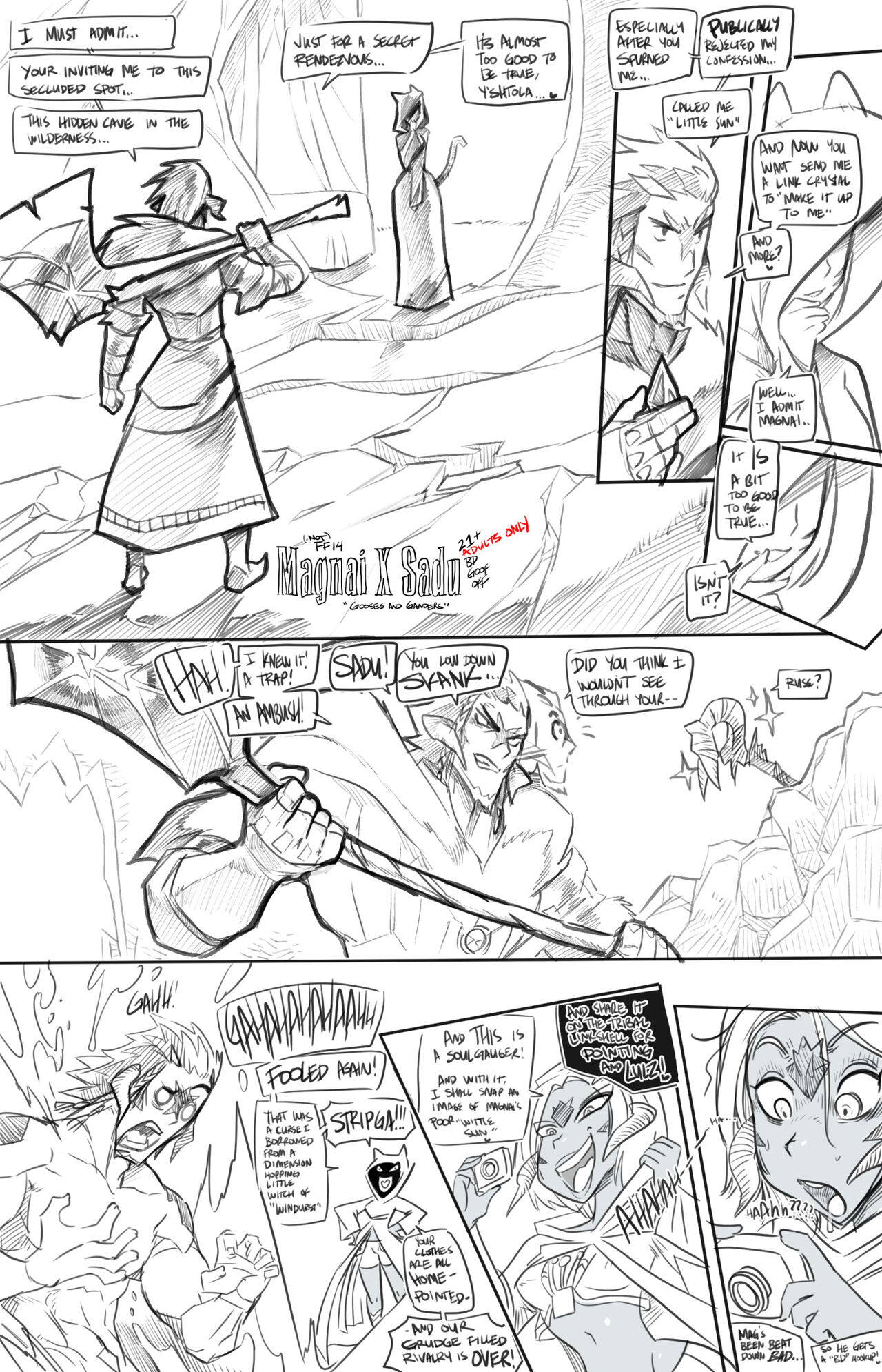 Magnai x Sadu "Gooses and ganders" page 1 full