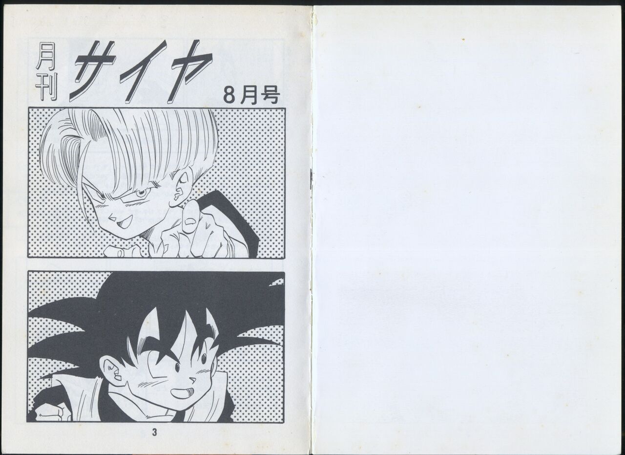 Saiyan Monthly n°25, August 1993, 2nd anniversary page 2 full