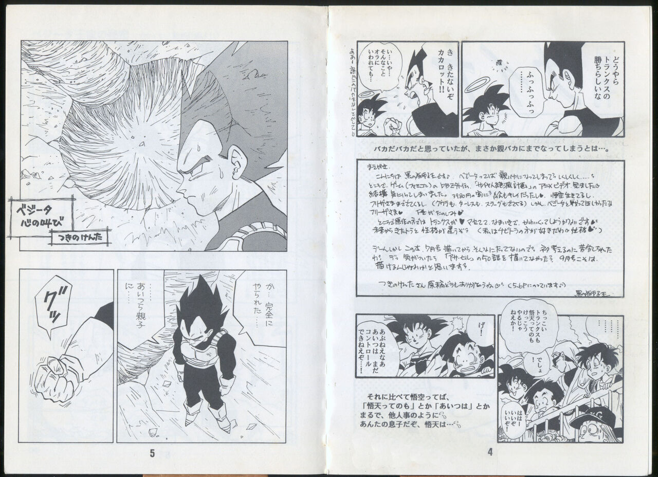 Saiyan Monthly n°25, August 1993, 2nd anniversary page 3 full