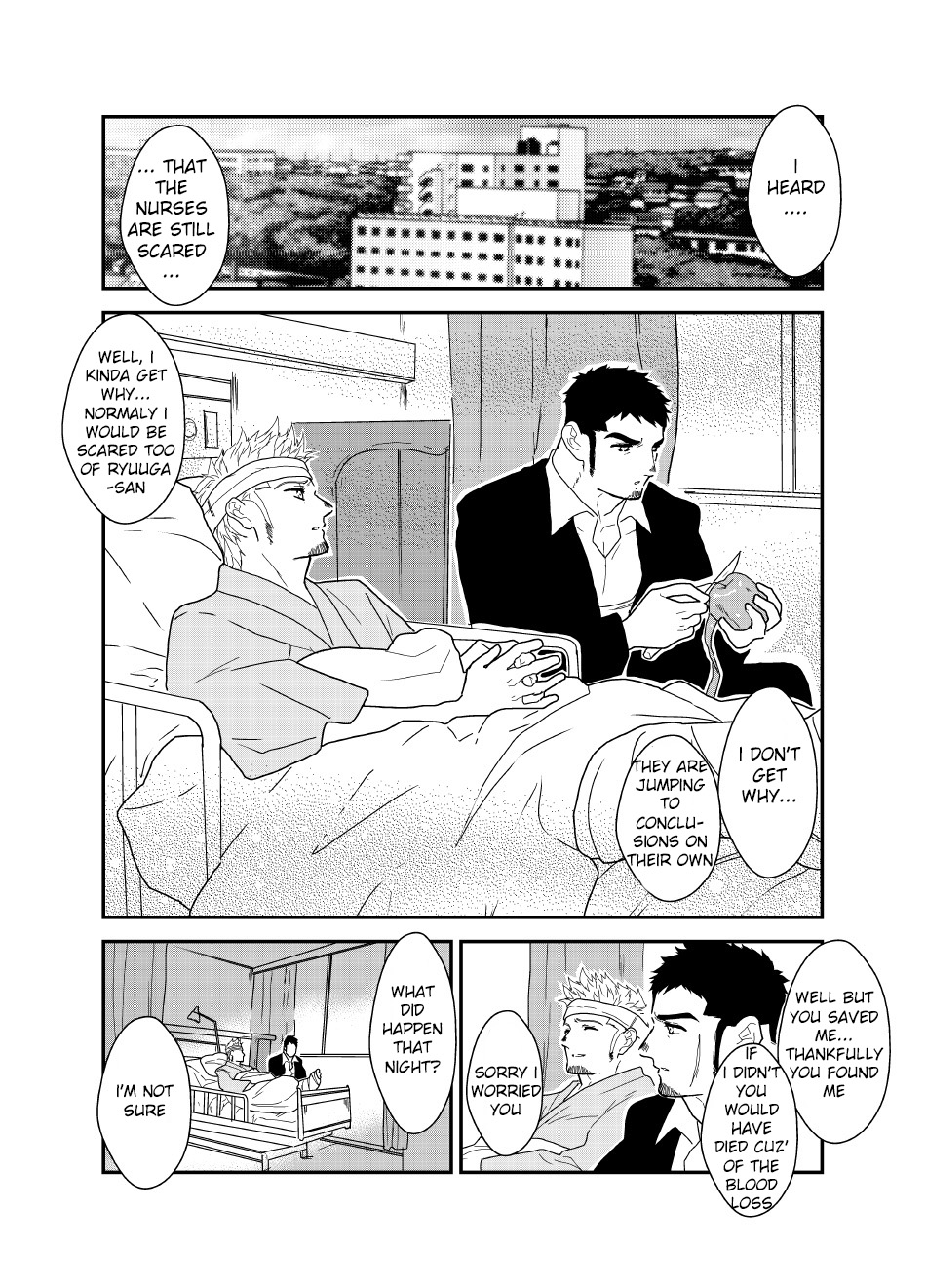 Moshimo yakuza o byōshitsu de okashite mitara - What if I tried fucking a yakuza in a hospital room? page 4 full