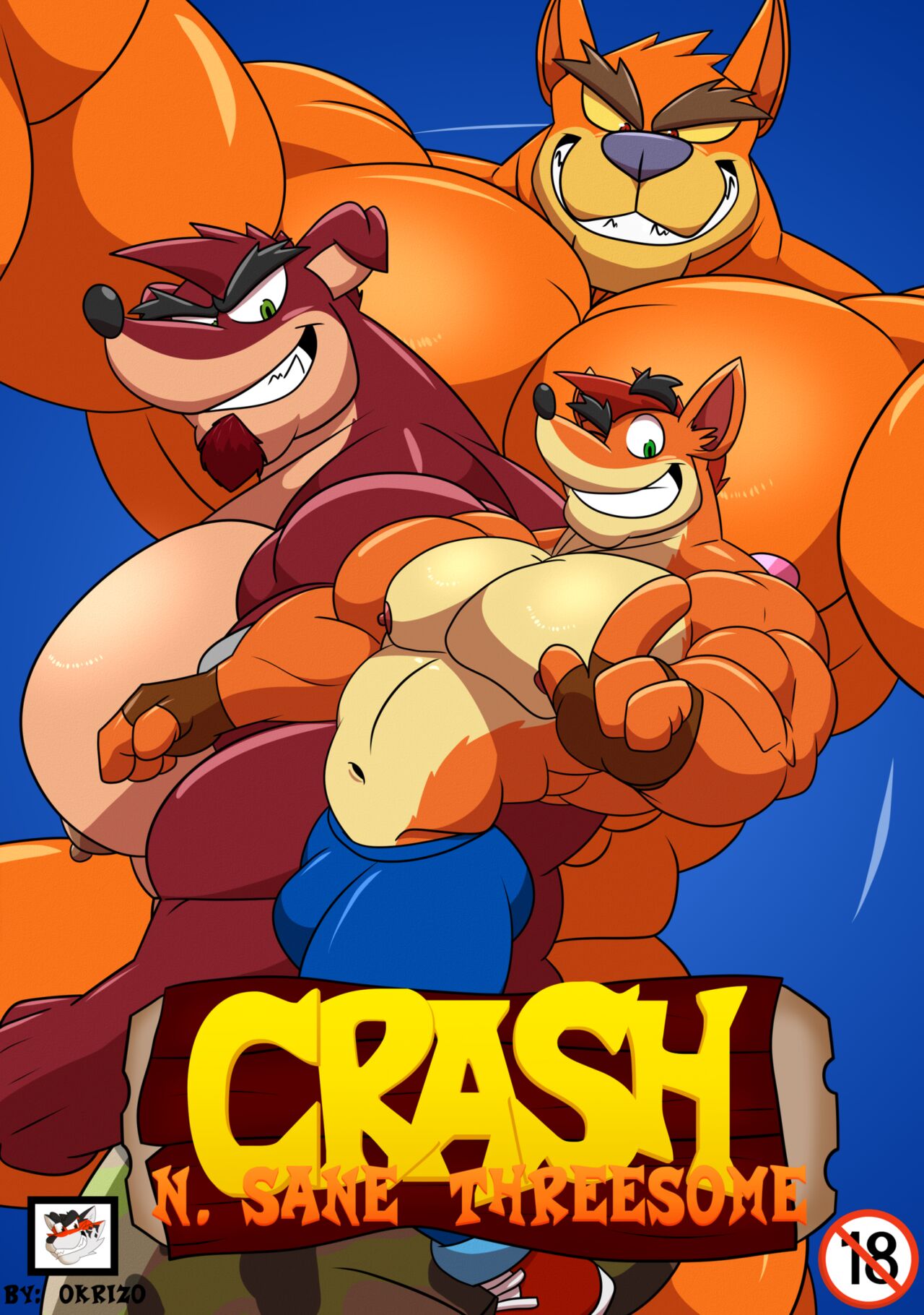 Crash N. Sane Threesome page 1 full