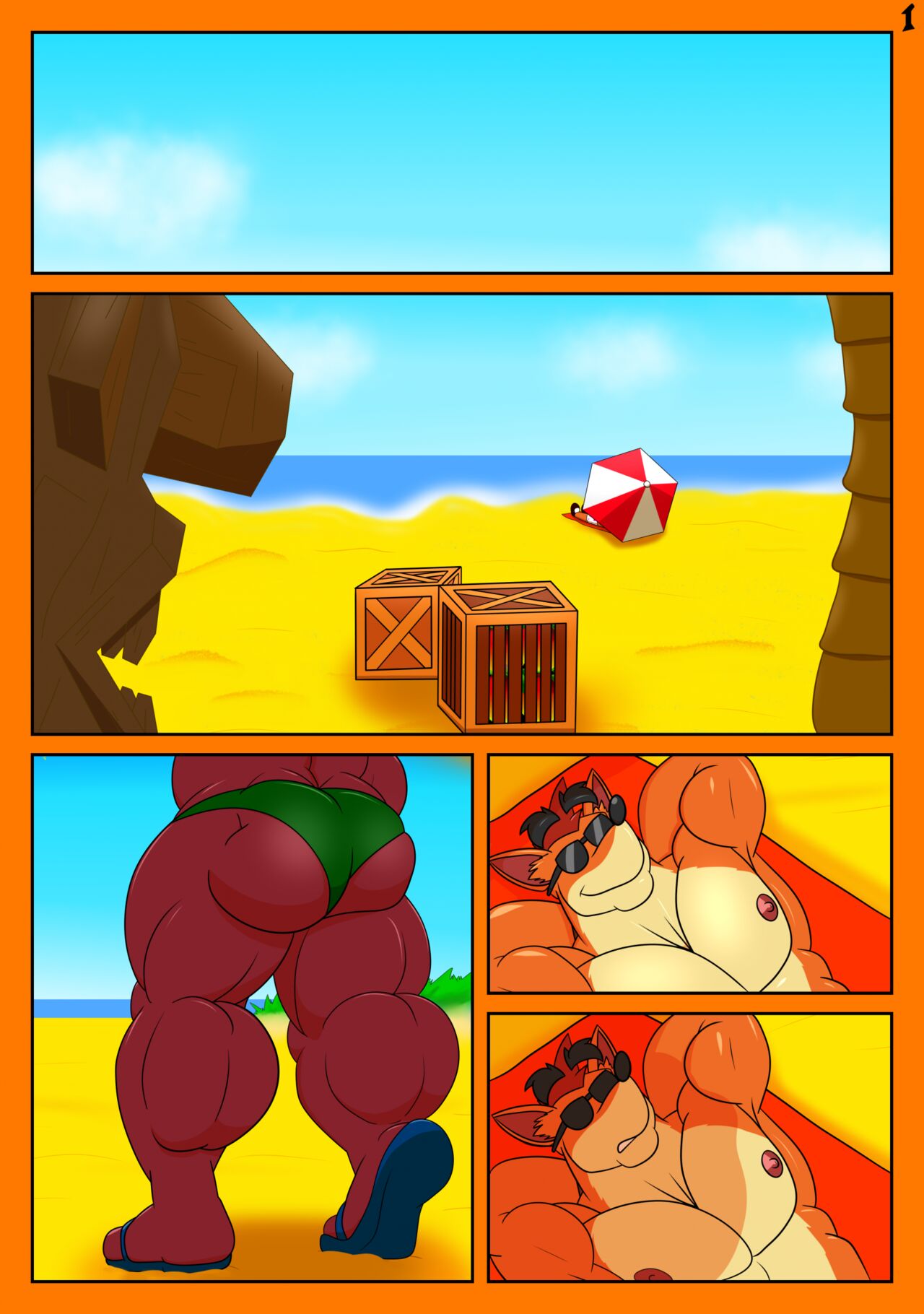 Crash N. Sane Threesome page 3 full