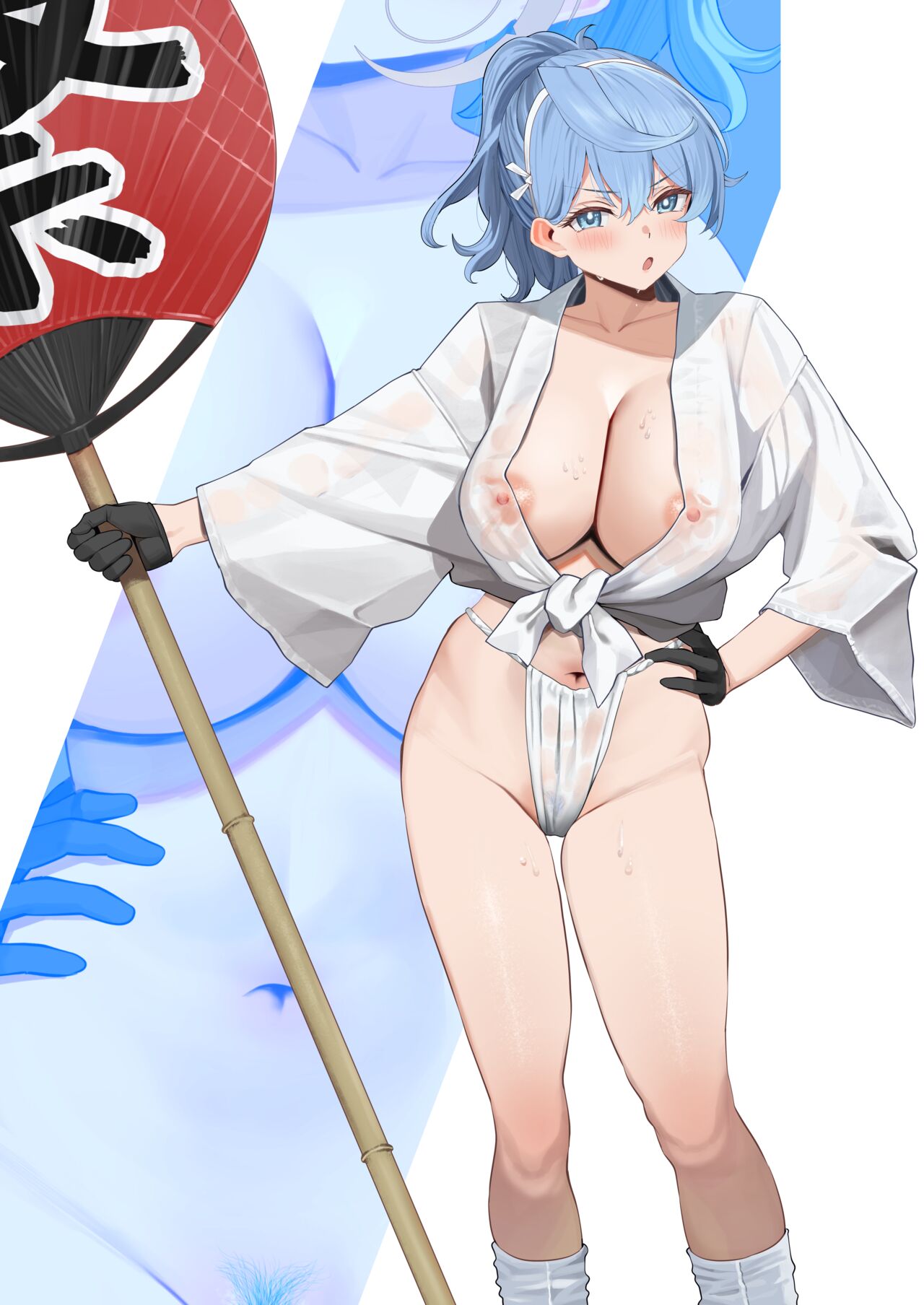 Fundoshi Happi Ako-chan to Ecchi Manga page 8 full