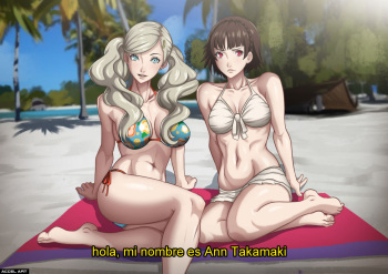 Waifu Cast - Ann and Makoto cover