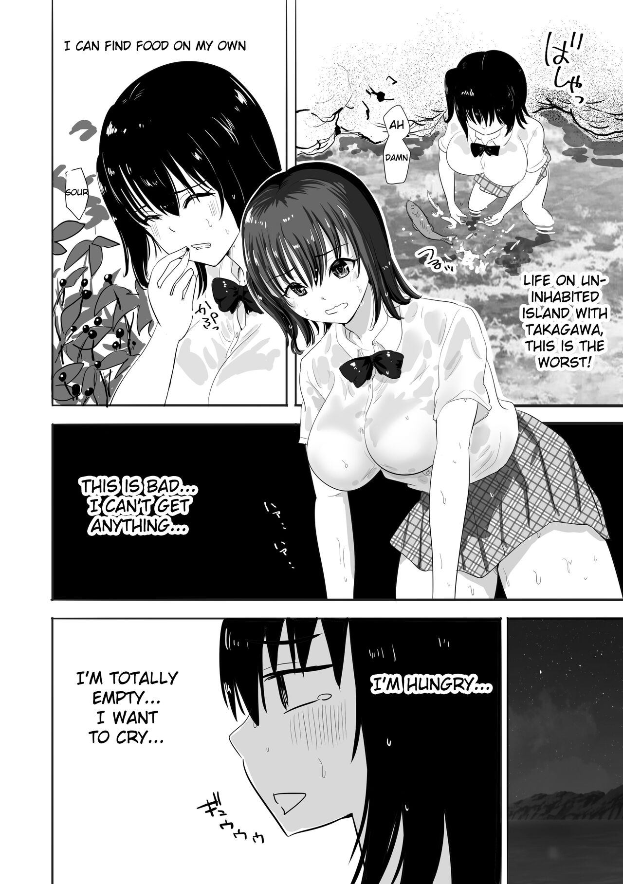 A wet see-through schoolgirl who live on an uninhabited island with a sexual-harrasing teacher she hates page 9 full