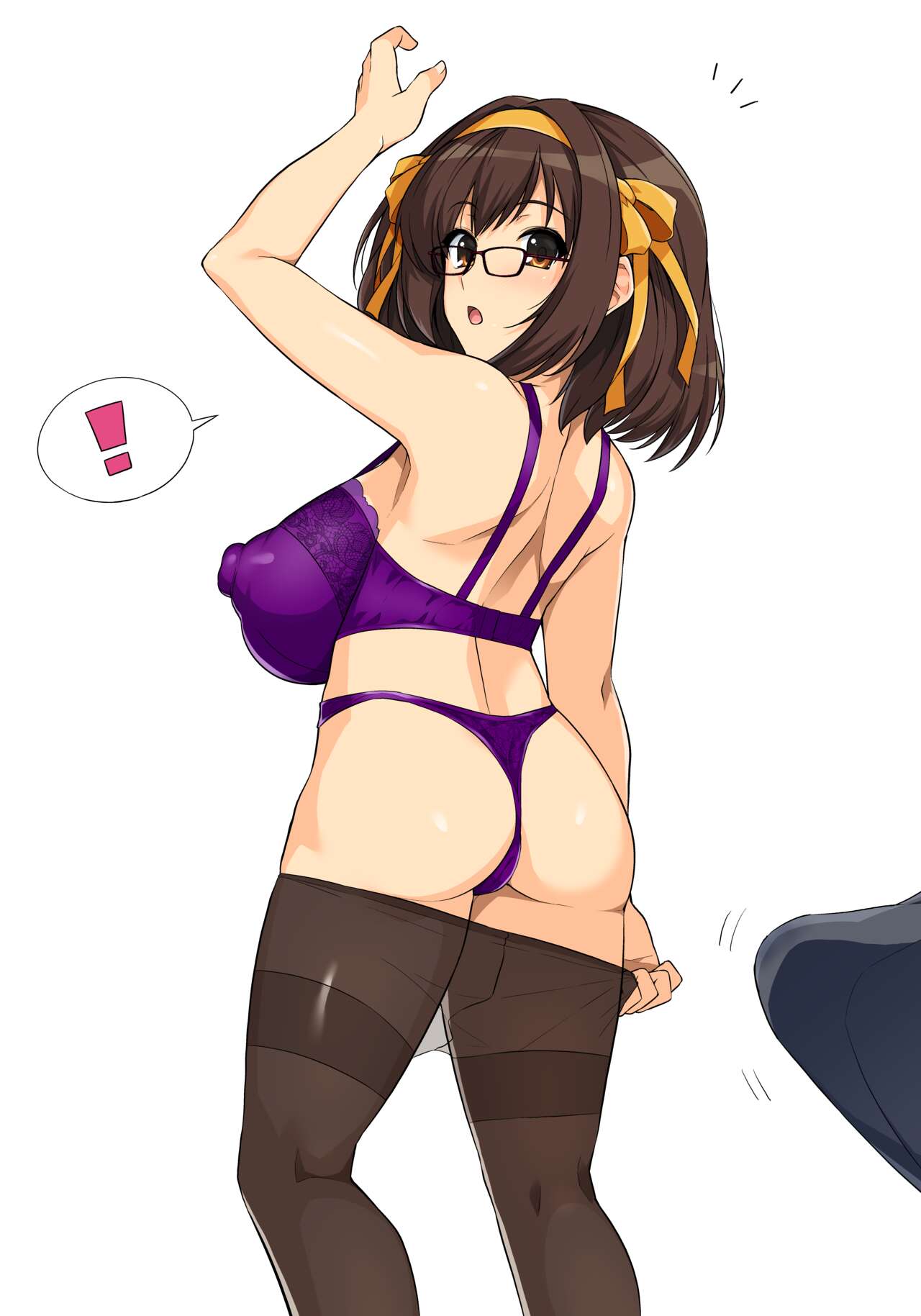 爆乳メガネハルヒさん page 6 full