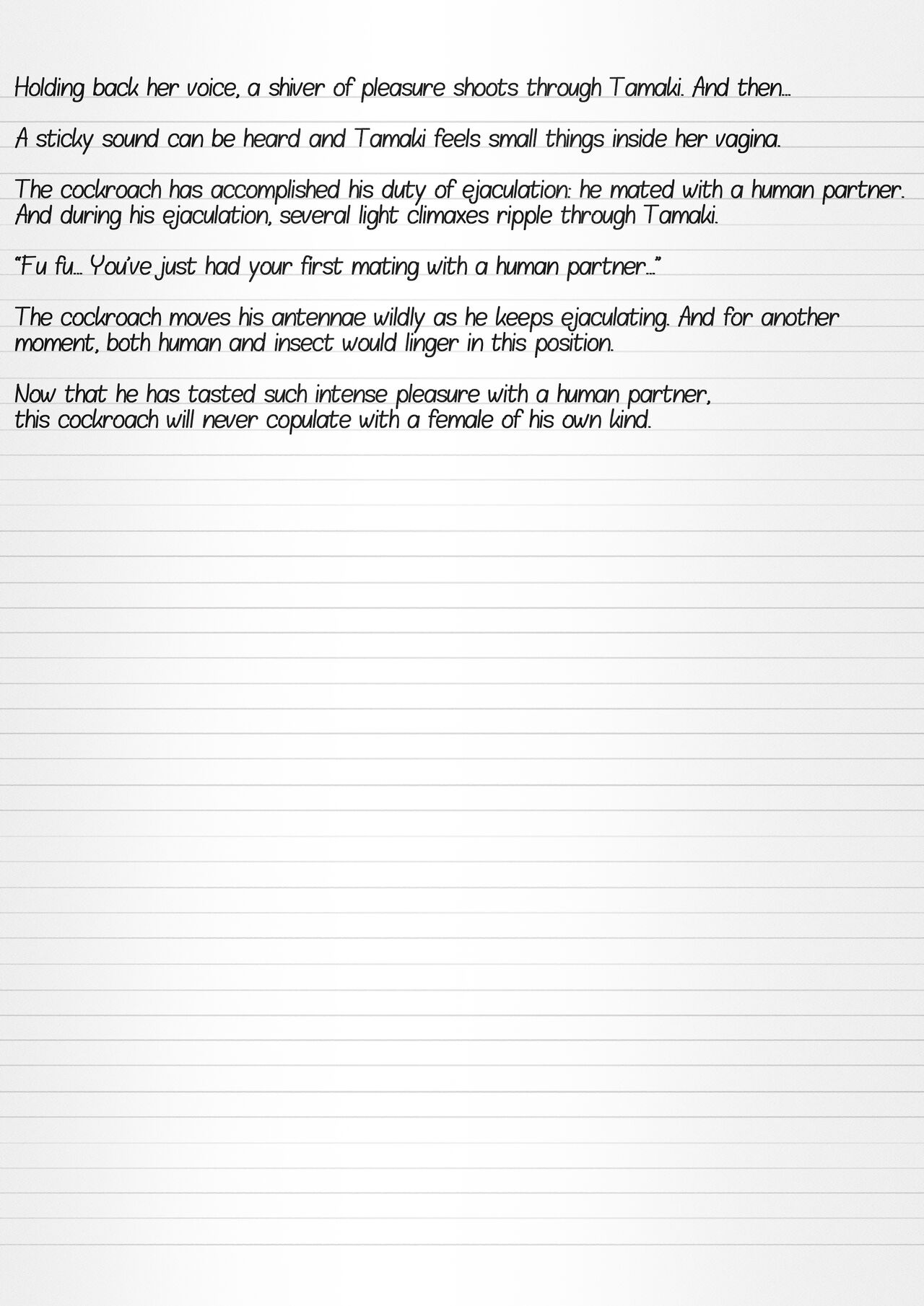 Misuke's Short Stories 13 - 3 Girls and Cockroaches page 10 full