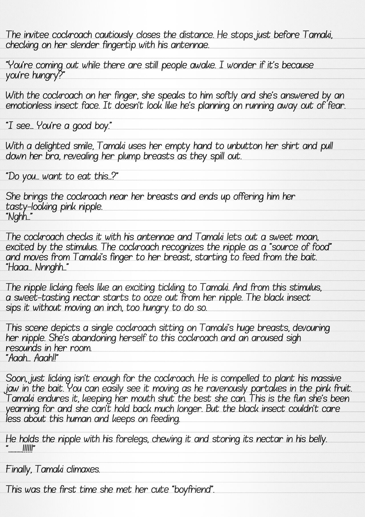 Misuke's Short Stories 13 - 3 Girls and Cockroaches page 3 full