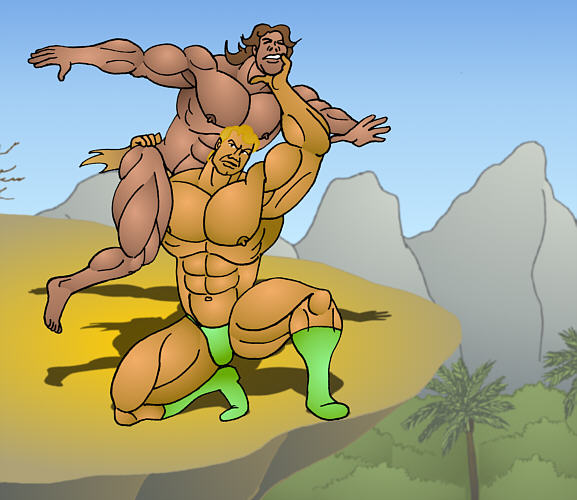 Tarzan vs Rhino page 7 full