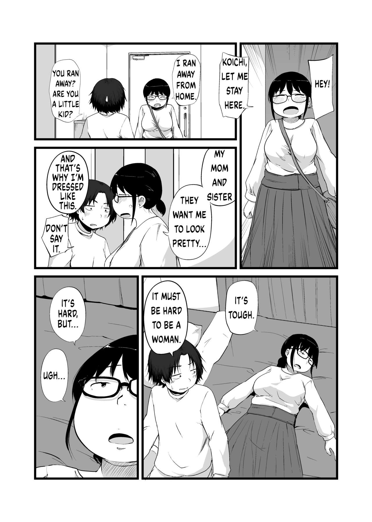 Tomodachi ga TS Shite Jimi-gao Kyonyuu ni Natta | My Friend Became a Plain-Faced Girl With Big Tits After TS page 4 full