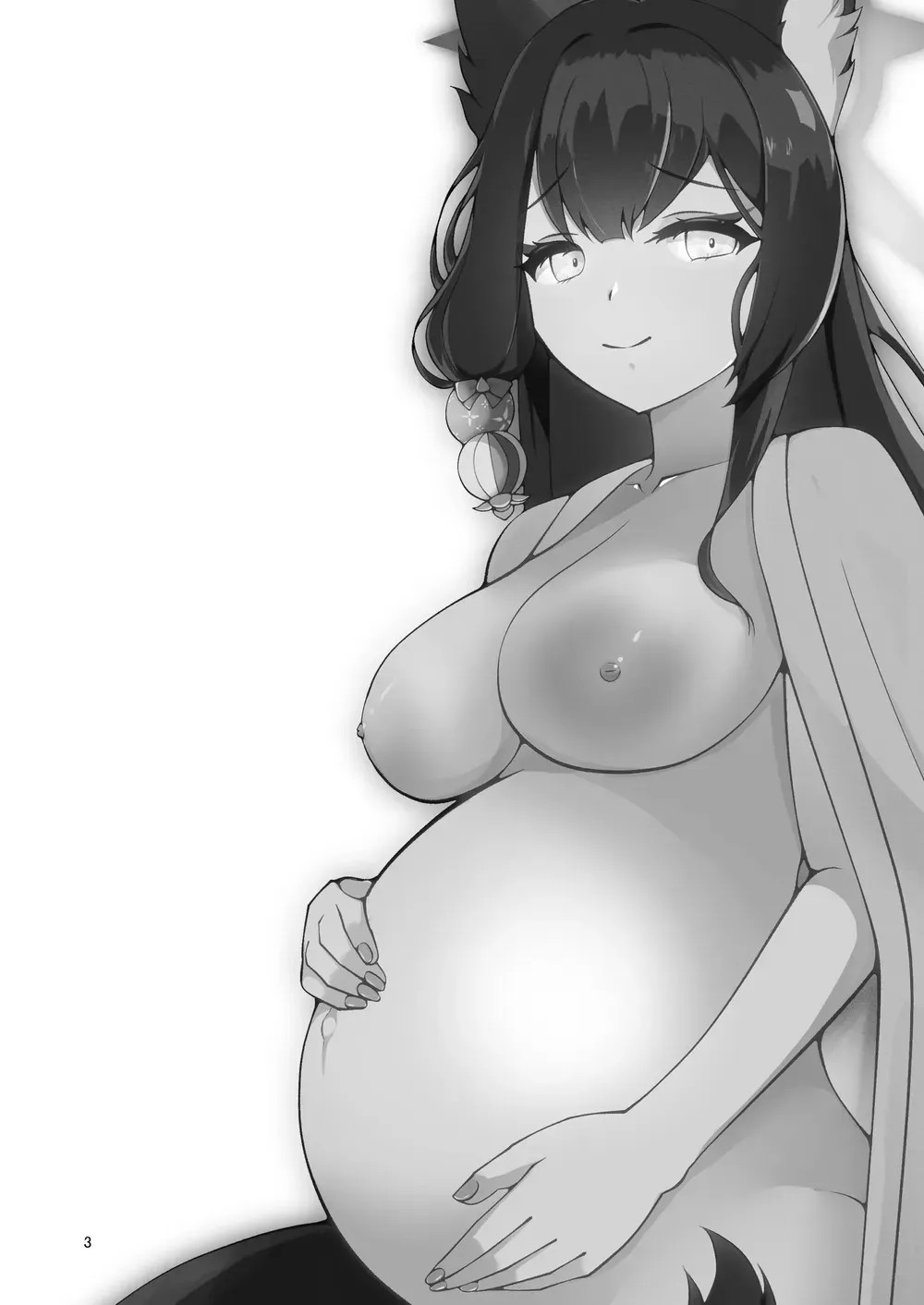 Ringetsu Ecchi de Wakamo mo Aka-chan mo Aishichau Hon | 만삭 엣찌로 와카모도 아기도 사랑해 버리는 책 page 3 full