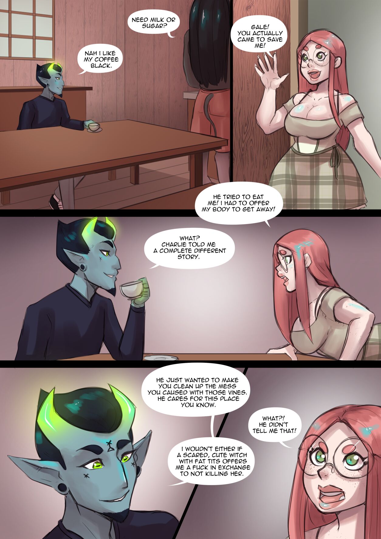The Spilled Cauldron: Chapter 2: The Store Is Open page 3 full
