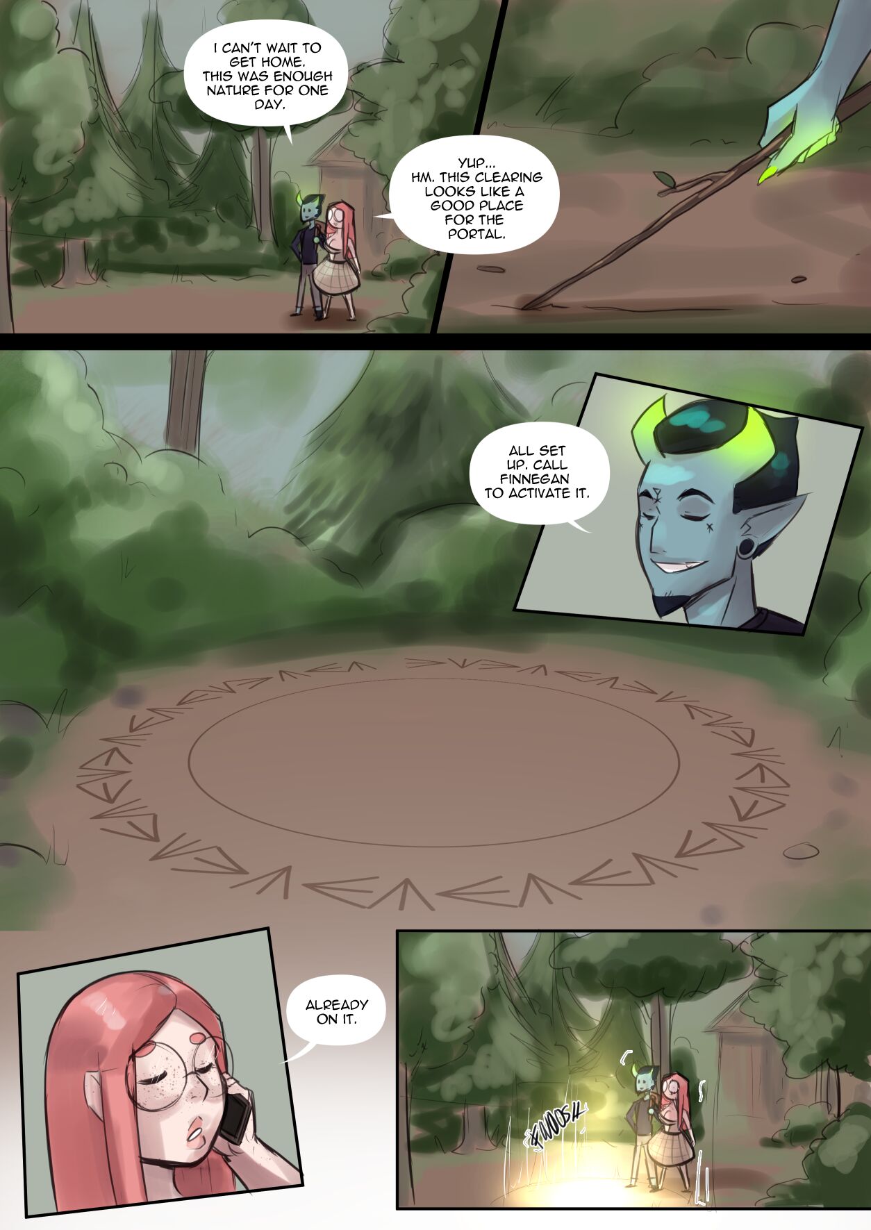 The Spilled Cauldron: Chapter 2: The Store Is Open page 5 full