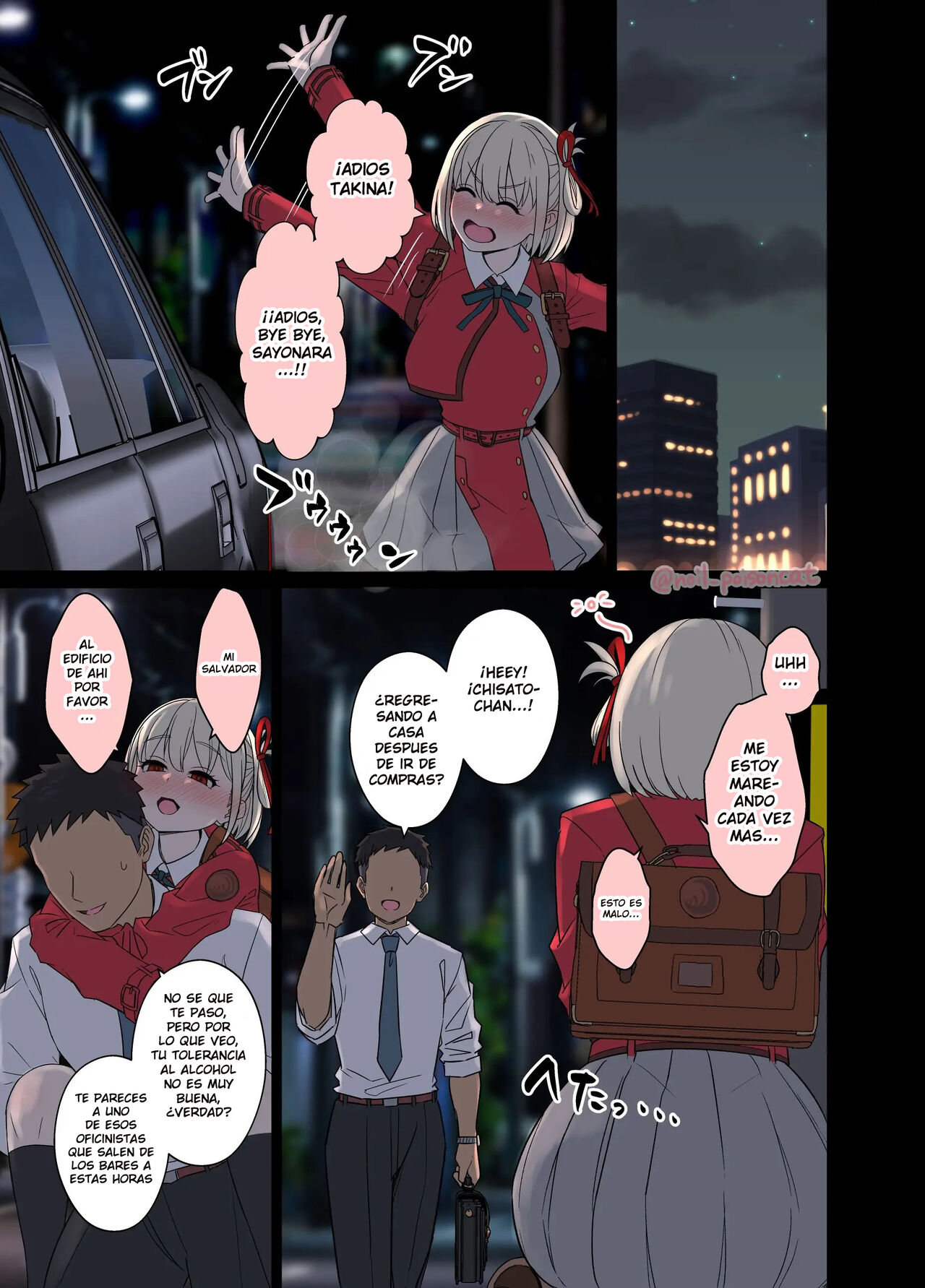 Deisui shita Nishikigi Chisato ni Warui Koto o suru Hanashi | Una historia sobre cosas malas que le hice a una Nishikigi Chisato Borracha page 4 full