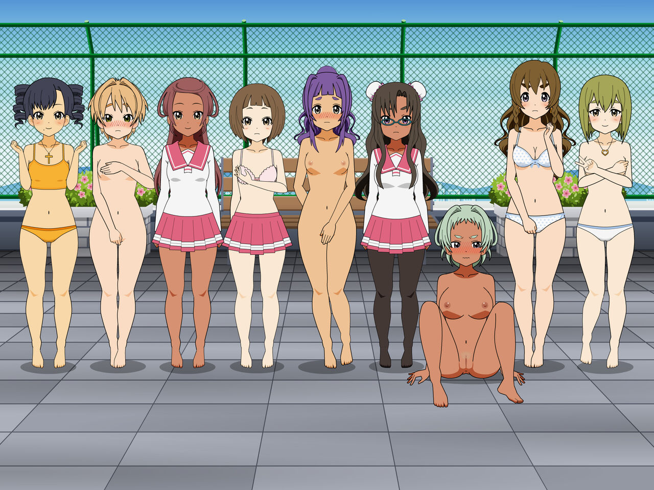 Random Girls Strip Game 1 page 10 full