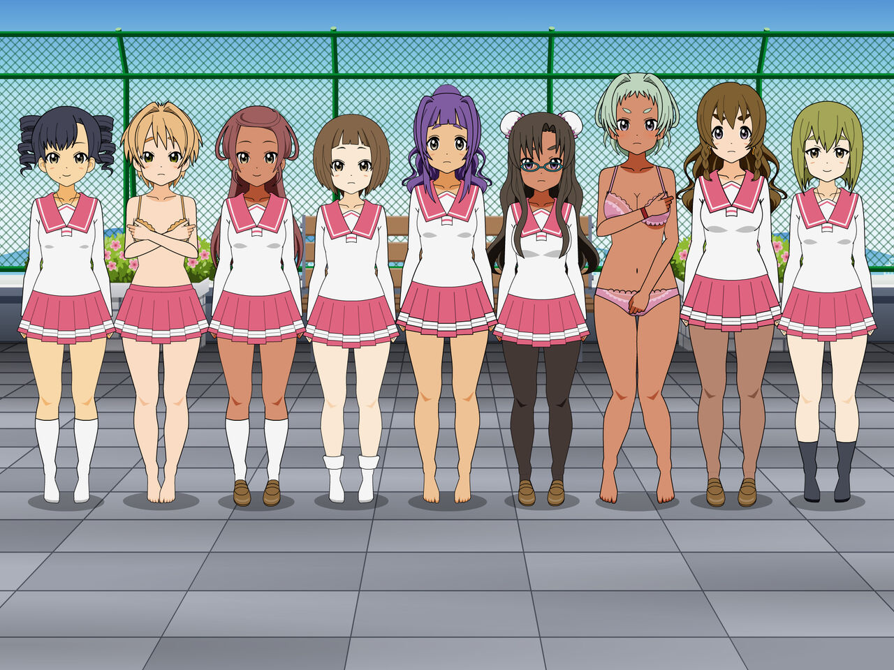 Random Girls Strip Game 1 page 3 full