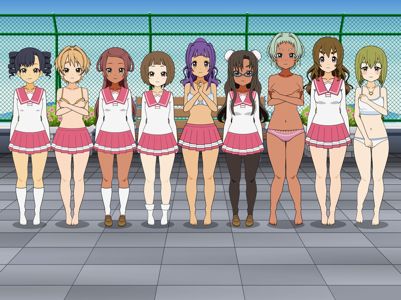Random Girls Strip Game 1 page 4 full