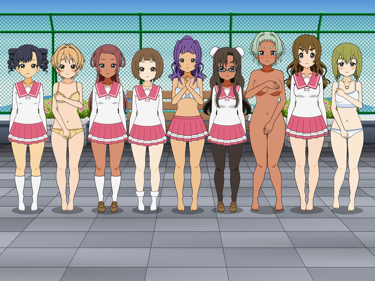 Random Girls Strip Game 1 page 5 full