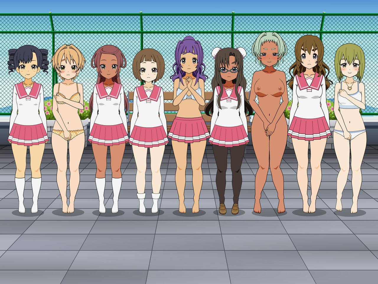Random Girls Strip Game 1 page 6 full