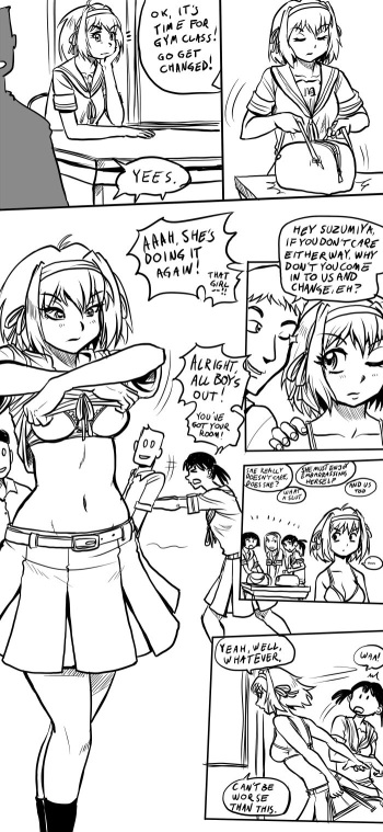 Haruhi bukkake cover