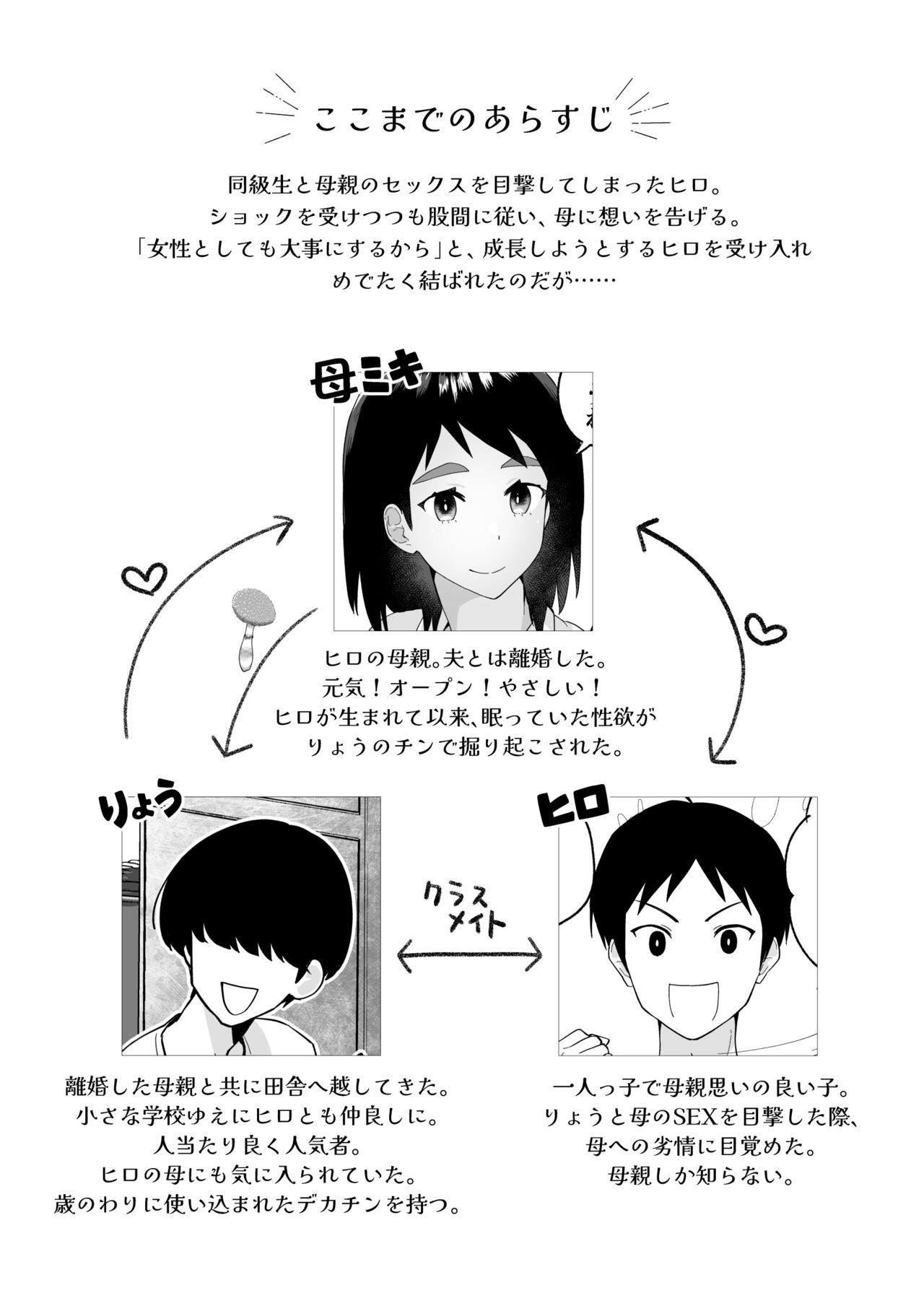 Hitotsu Yane no Shita de Kaa-san ga Netorare Teru~Tomo Chin ni Ochita Haha to Sore ni Mezameru Ore 2~ page 2 full