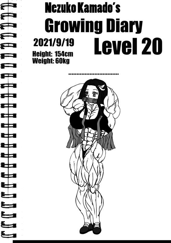 Nezuko Kamado's growing diaries page 5 full