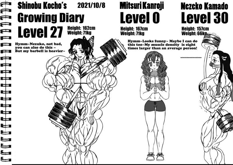 Nezuko Kamado's growing diaries page 8 full
