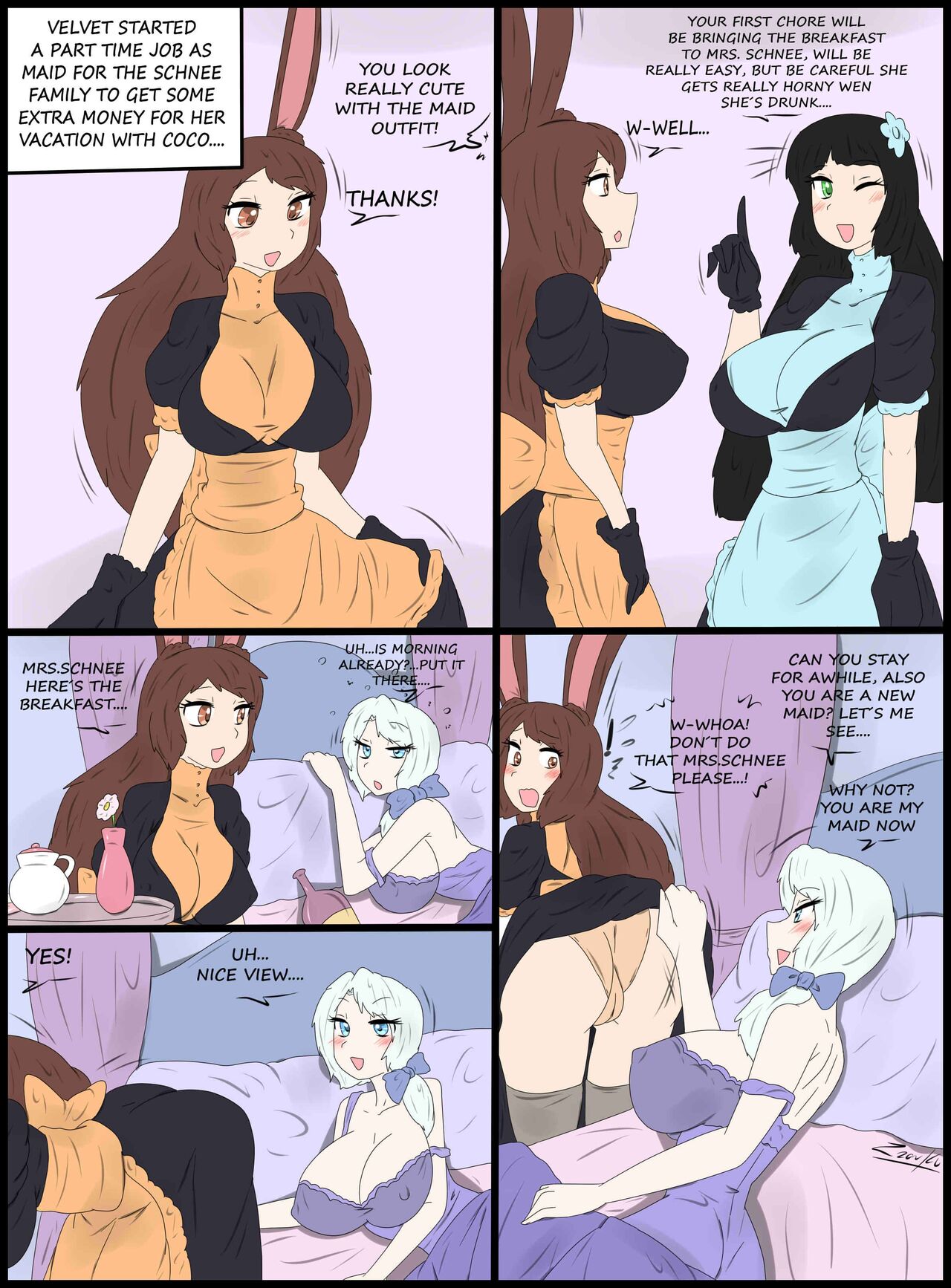 Maid Fun 1-2 page 1 full