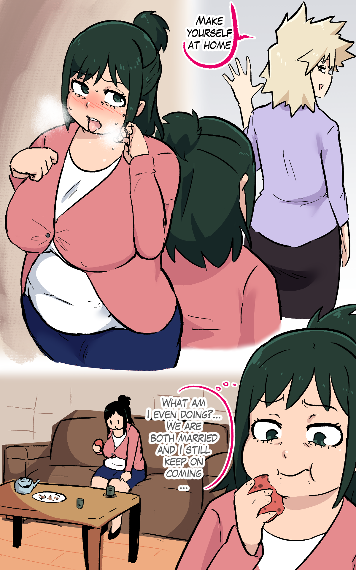Lovers/BNHA- Sketch Comic page 4 full
