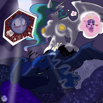 Celestia and Luna cover