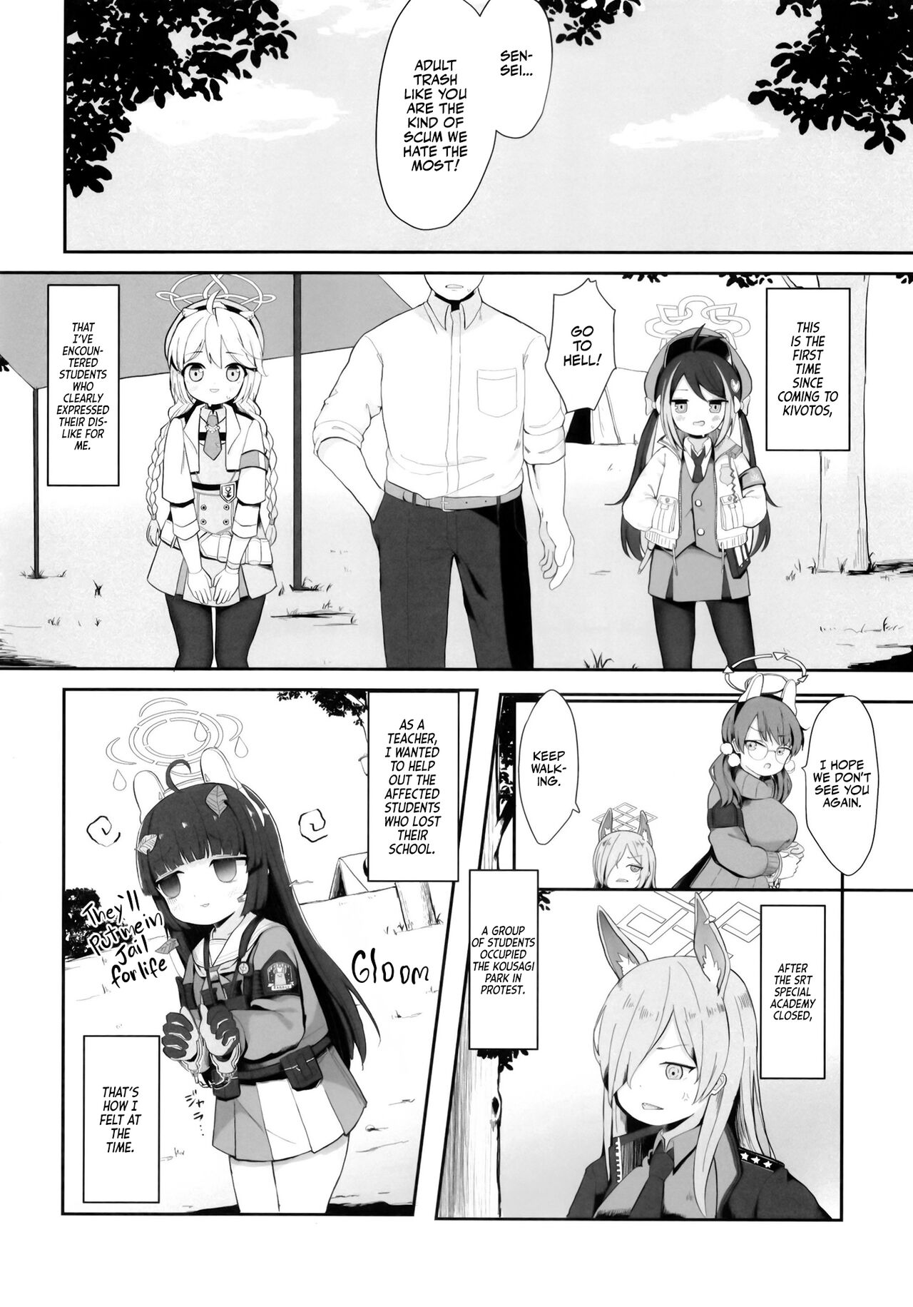 O o Furu Usagi wa Tatakareru  | The Rabbit that Wags its Tail Gets Cuddles! page 3 full