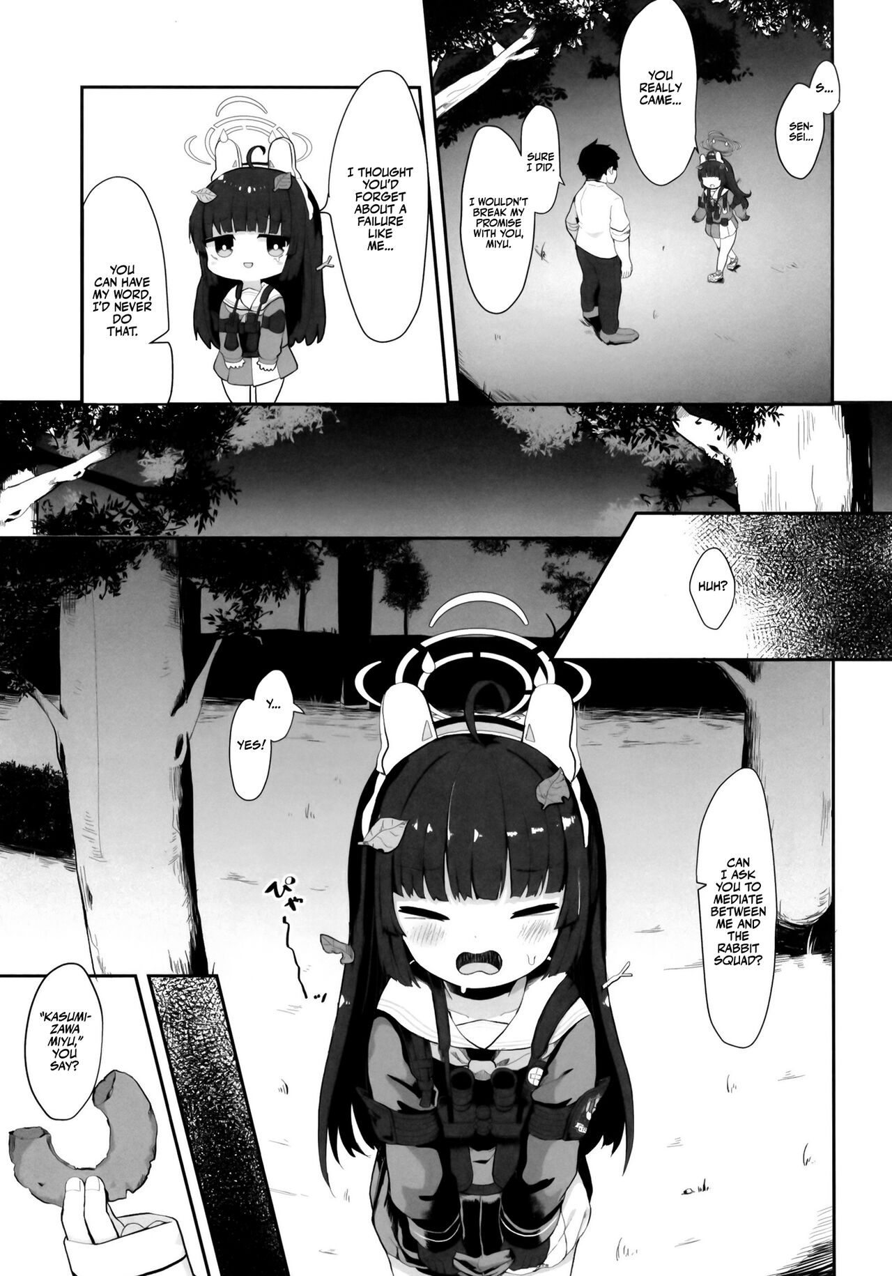 O o Furu Usagi wa Tatakareru  | The Rabbit that Wags its Tail Gets Cuddles! page 8 full