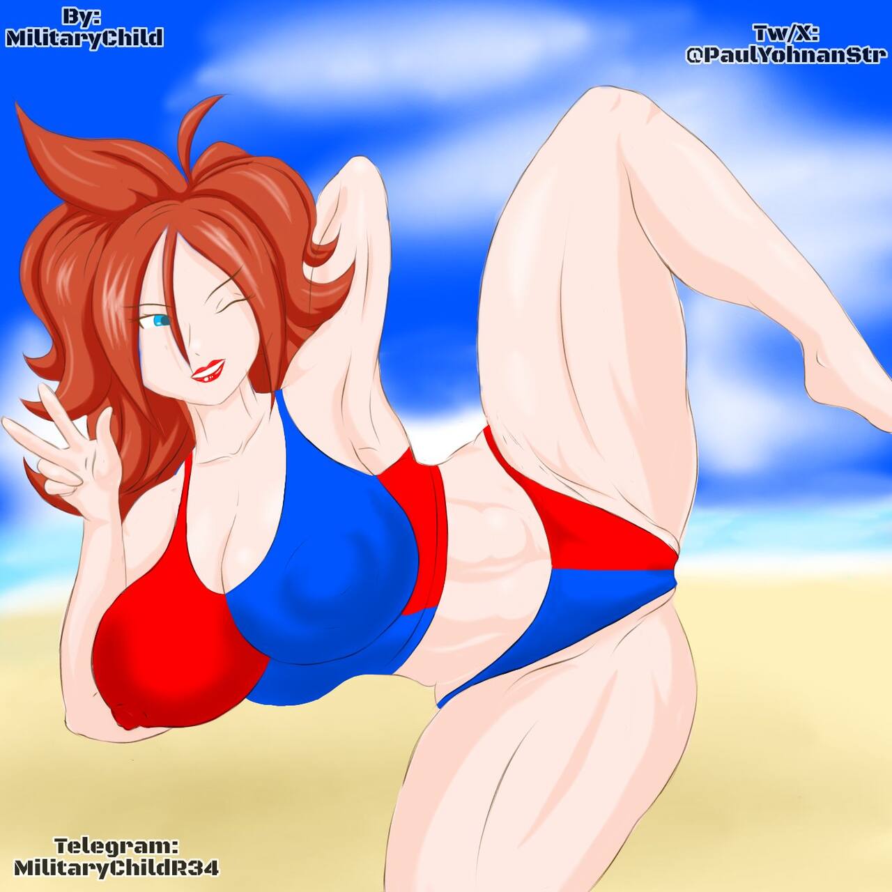 Android 21 in the beach page 4 full