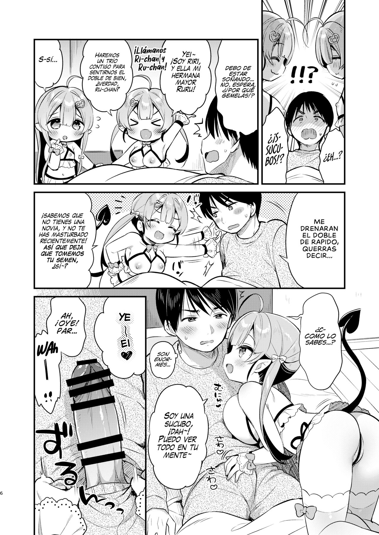 Totsugeki Futago Succubus-chan | Ataque de las Gemelas Sucubo page 5 full