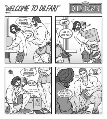 Dilftown  ongoing comic + extras cover
