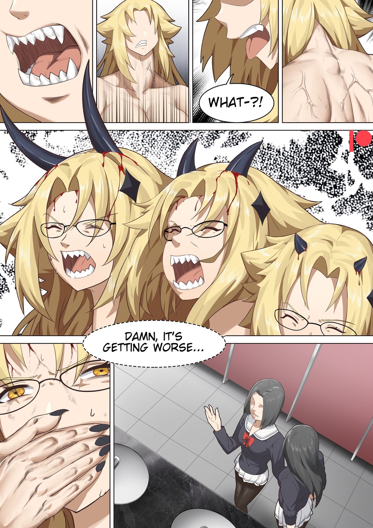 Werewolf Girl Academy I page 10 full
