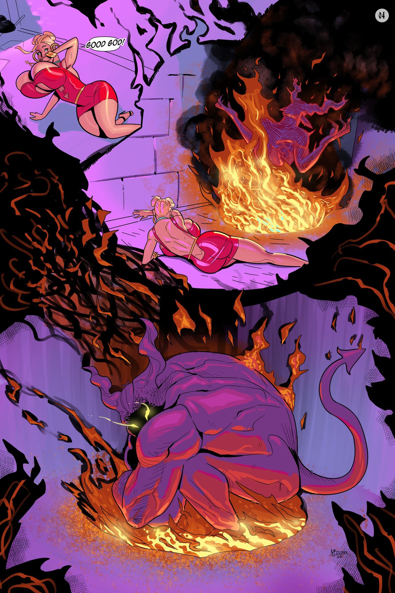 Dark Alley Demon Sex page 4 full