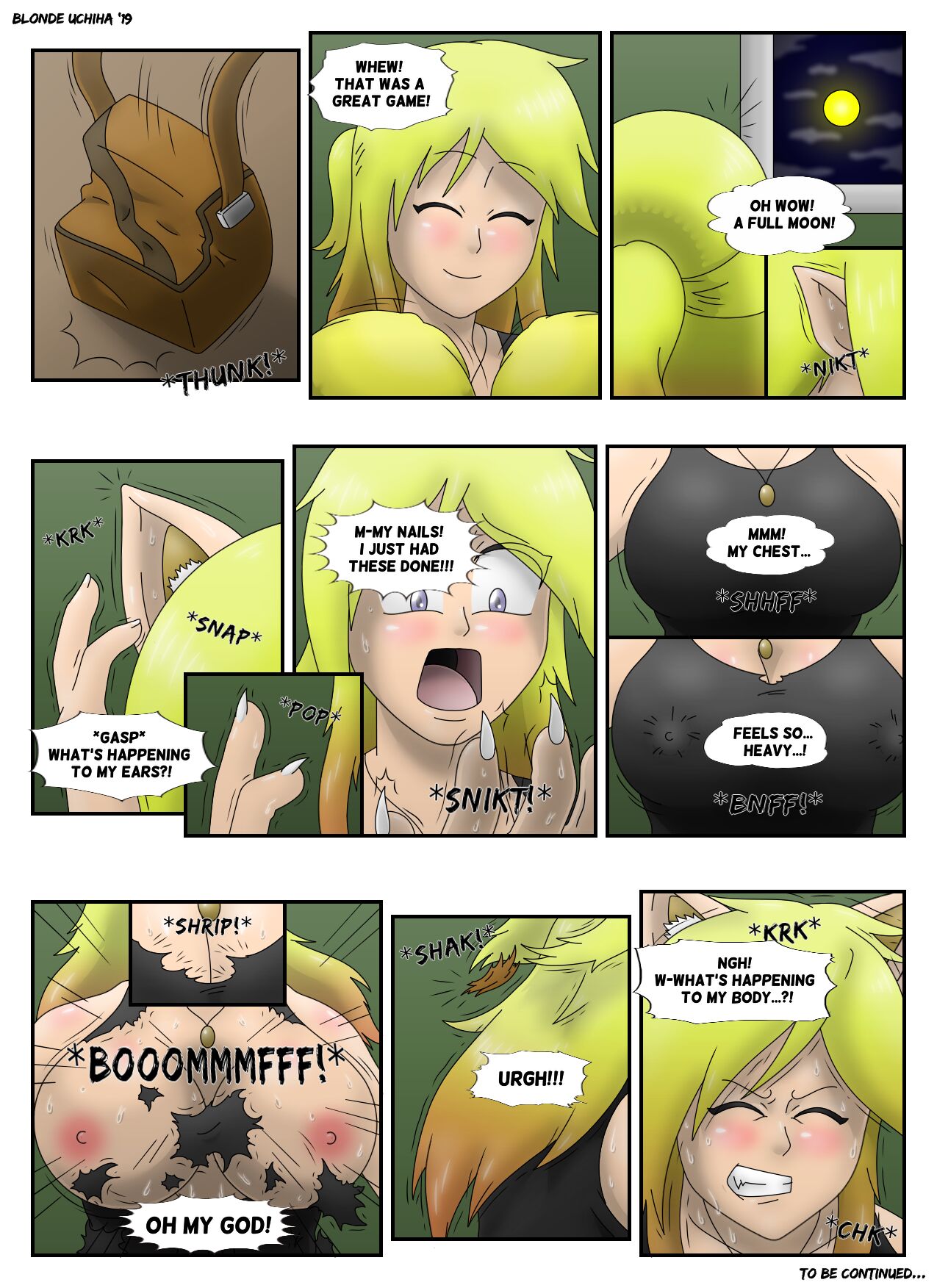 Haylee's Howlful Night page 1 full