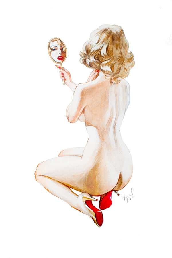 Odds and Sods: Cupids, Nude Watercolors, Black Beauties, Tatoo Flash, etc page 10 full