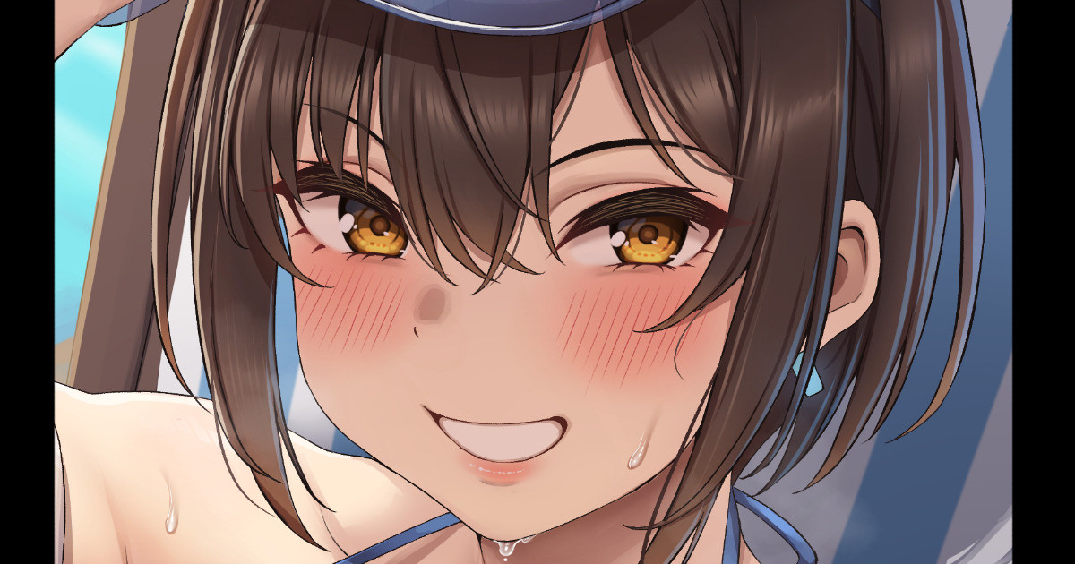水着セミショートちゃん ポロリ page 1 full