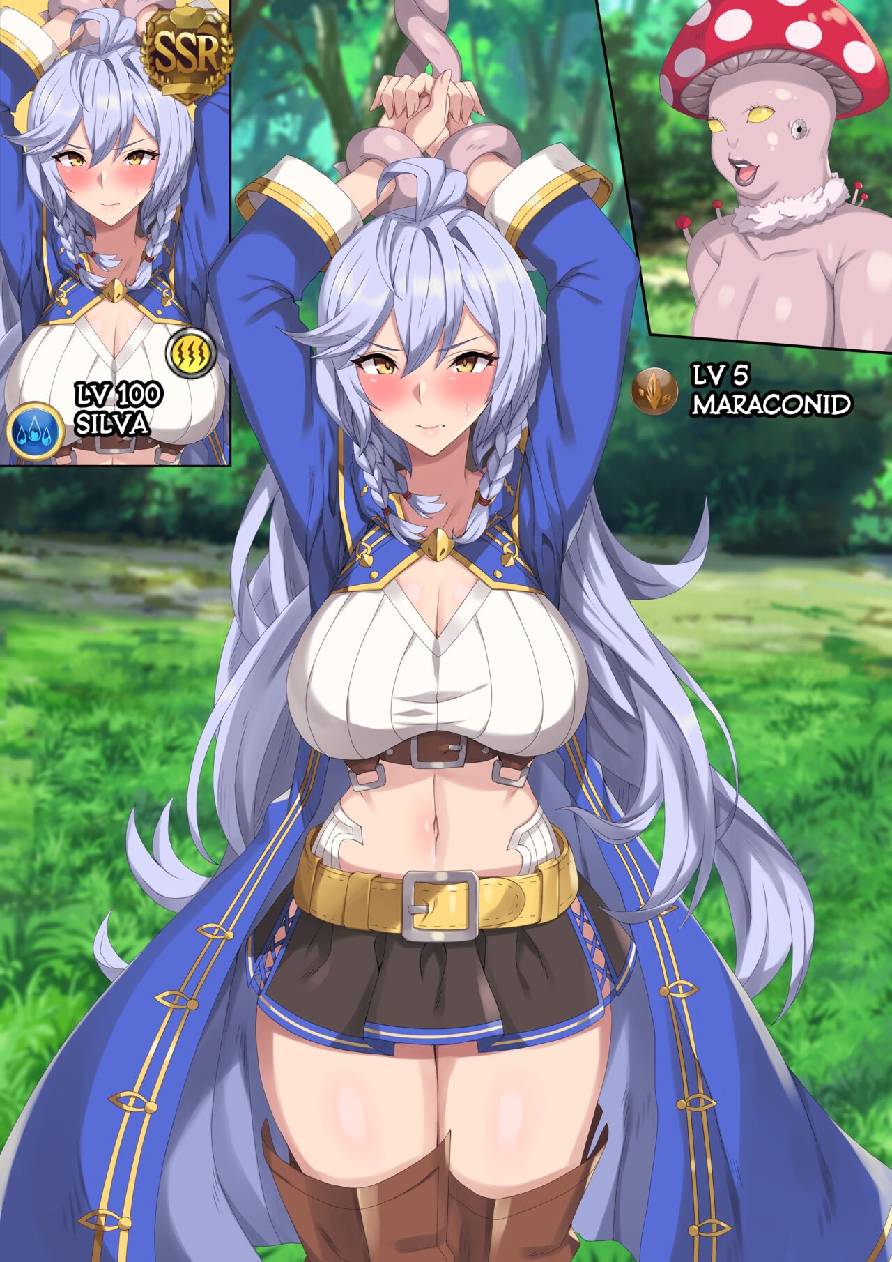 silva transforms into a small-fry mushroom monster. page 2 full