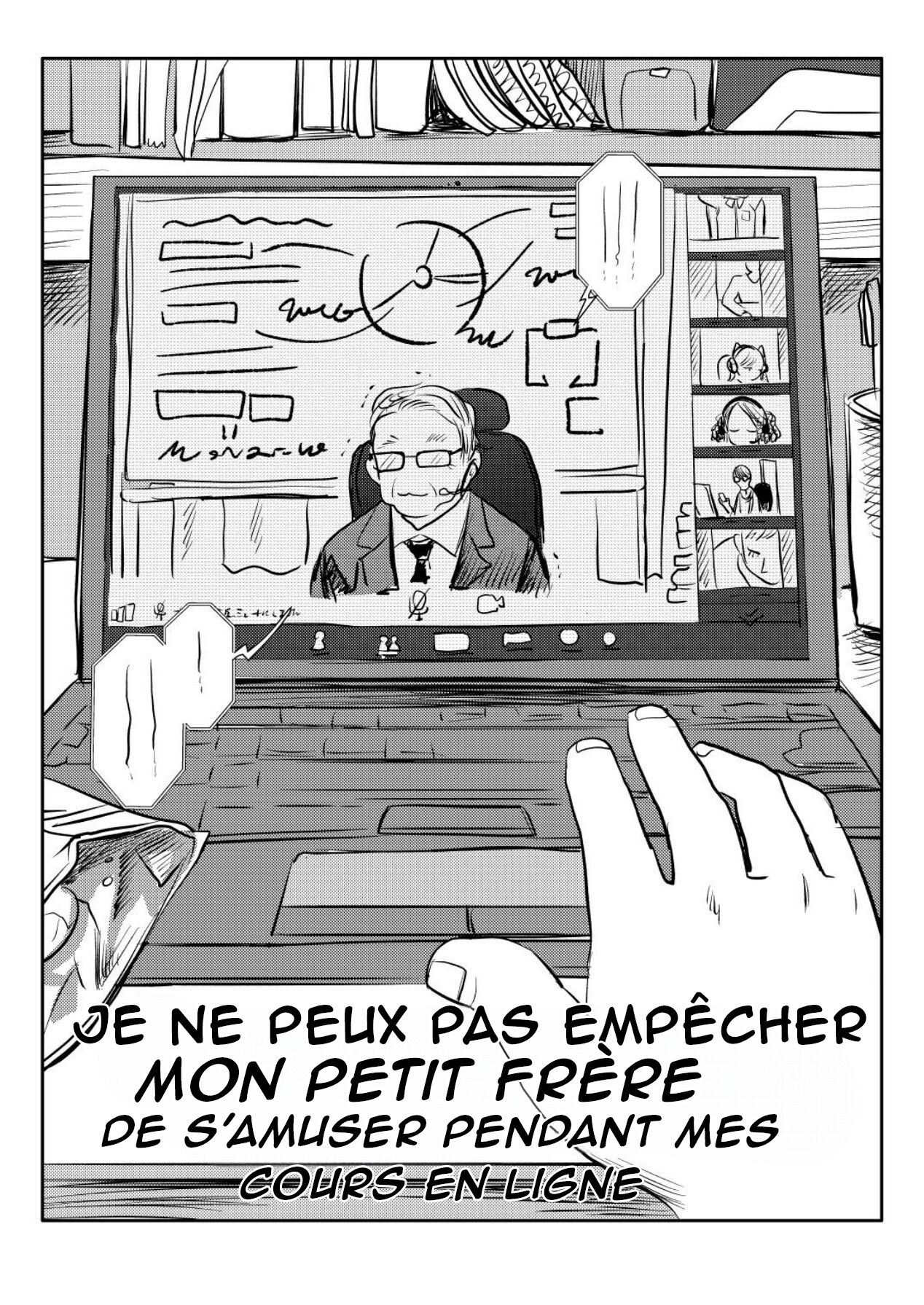 Online Jugyou Chuu na no ni Otouto no Onedari o Tomerarenai! Jockstrap Ver. | Je Ne Peux Pas Empêcher Mon Petit Frère De S'amliser Pendant Mes Cours en Ligne page 3 full