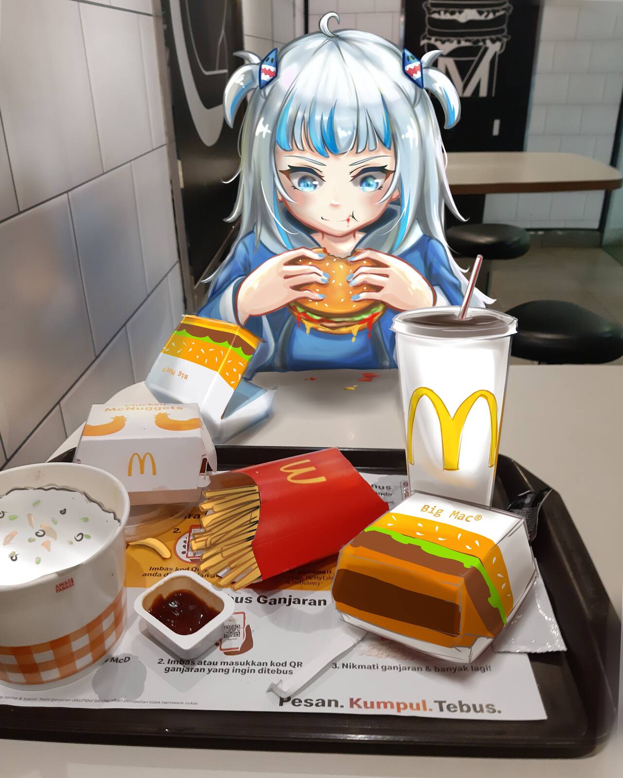 Taking Your Waifu On A Date To McDonalds page 2 full