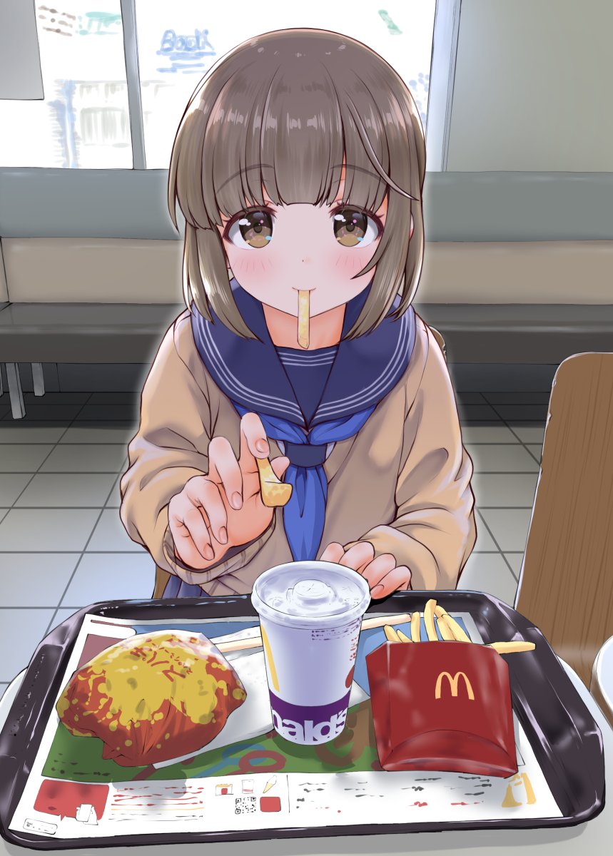 Taking Your Waifu On A Date To McDonalds page 4 full