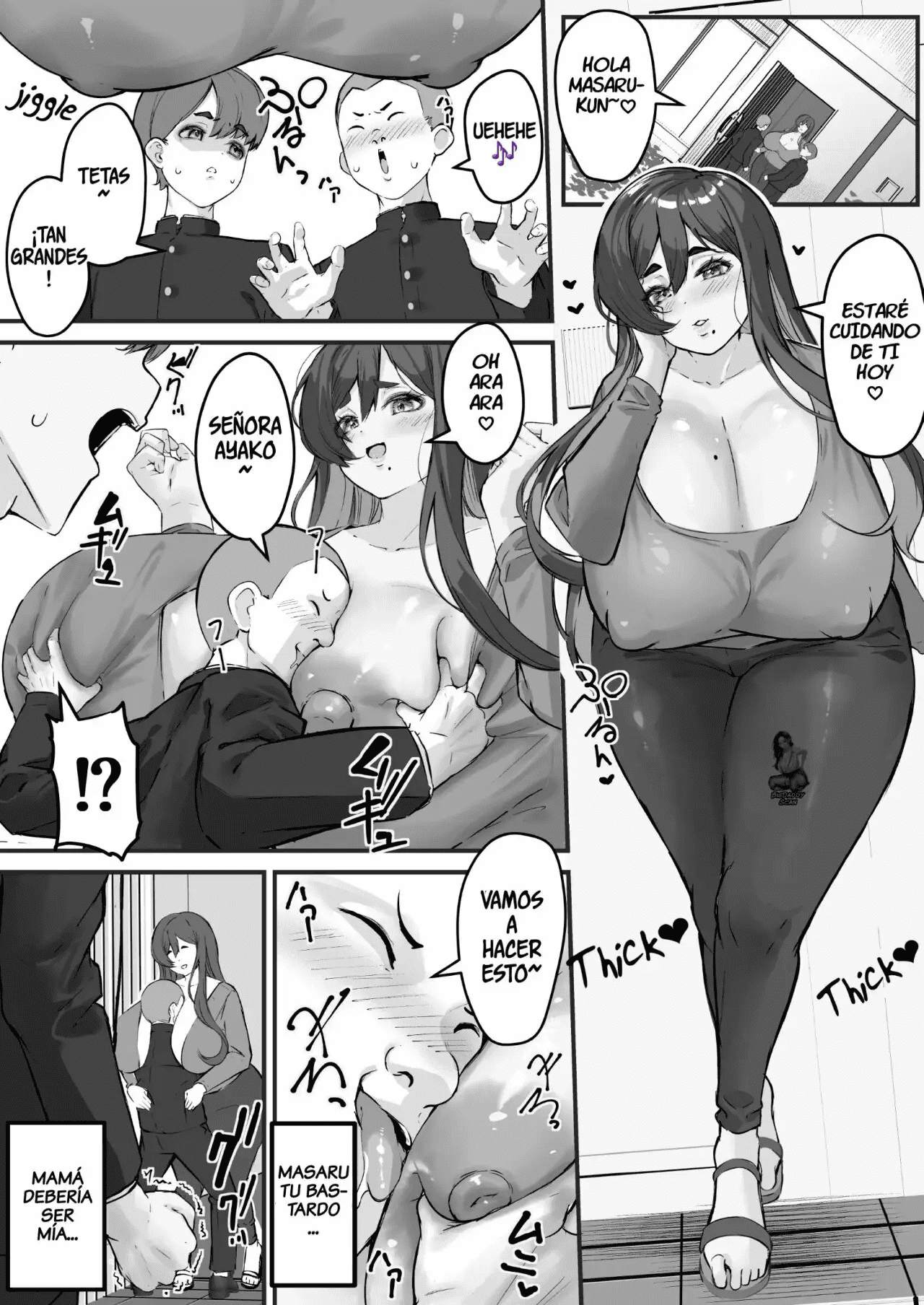 Madre Netorare - Mi Preciosa Madre Fue Follada Por Mi Amigo page 9 full