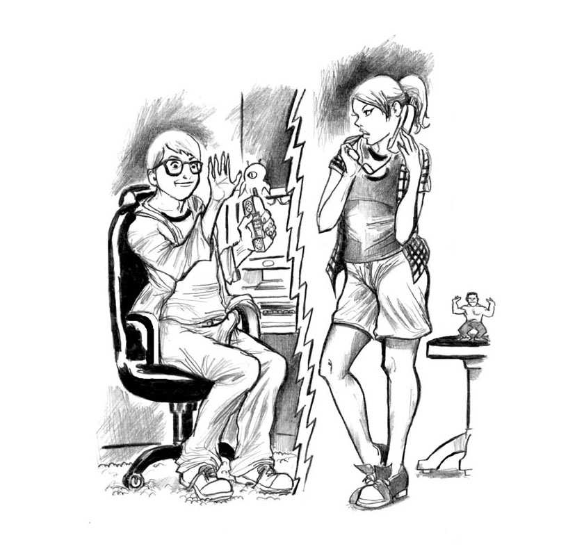 Comic Book Babe page 5 full