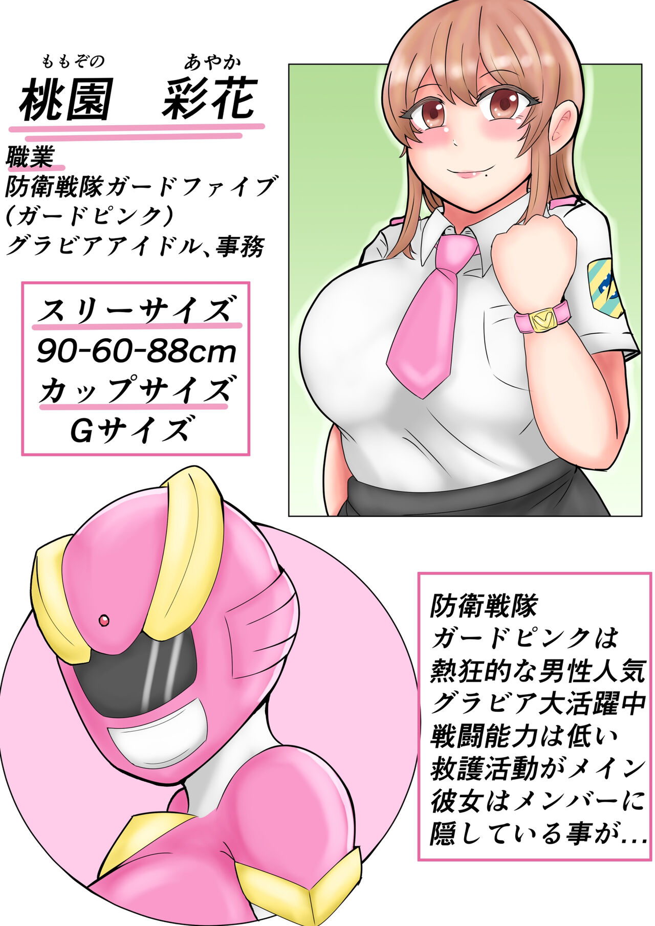 防衛戦隊ガードファイブ 人妻ヒロインガードピンク編 page 2 full
