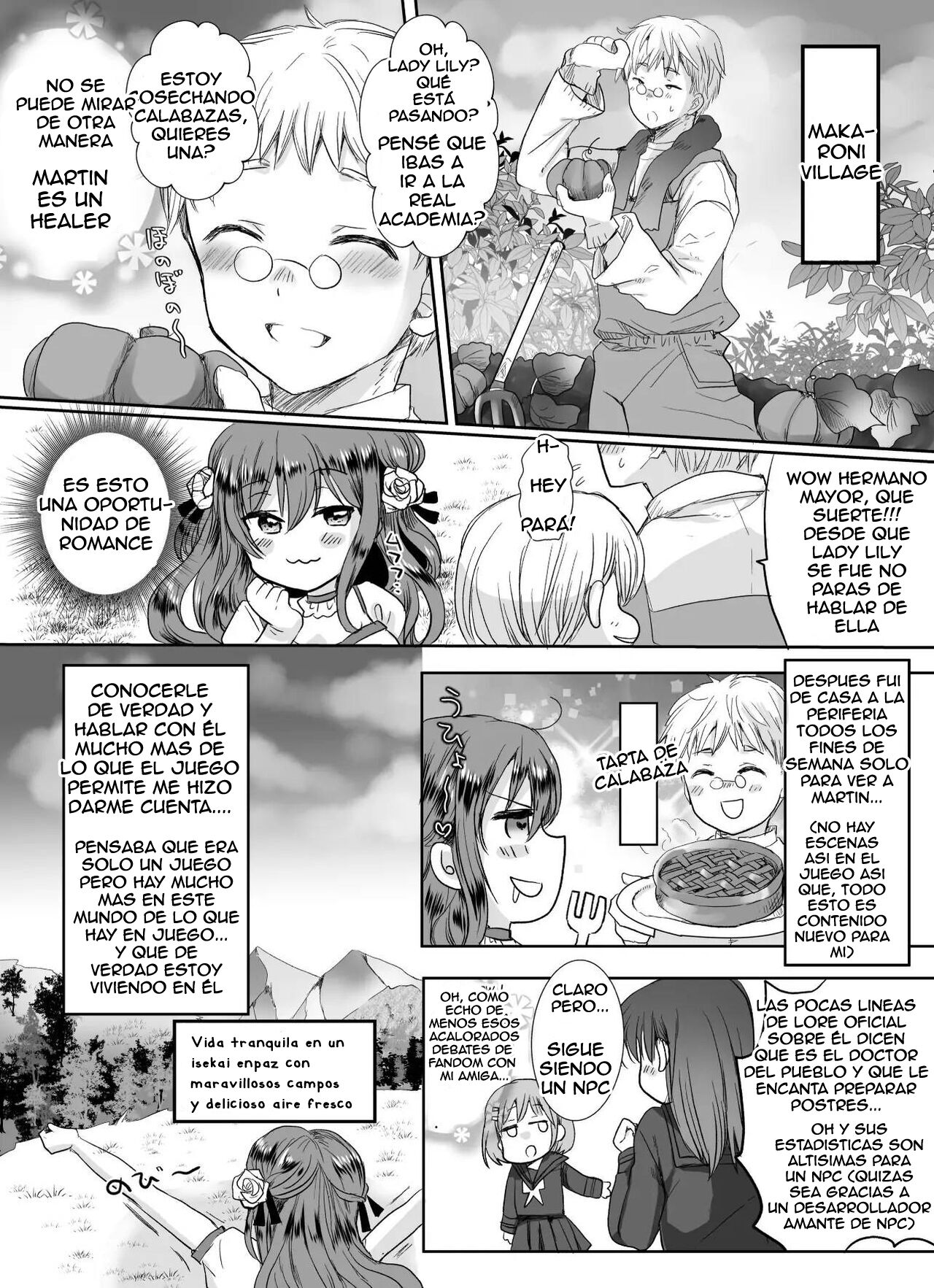  Colegiala fangirl de NPCs reencarna como la hija de la villana ~La Tragedia~ Parte 1 page 7 full