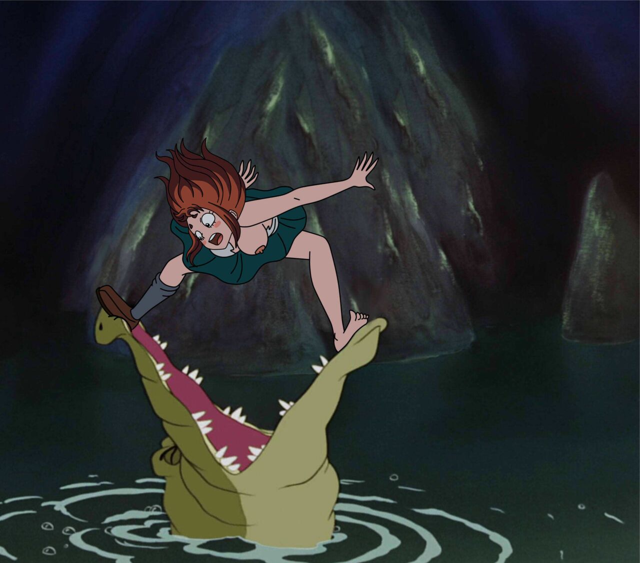 Ochako Vs. Tick-Tock Crocodile by SerisaBibi page 3 full